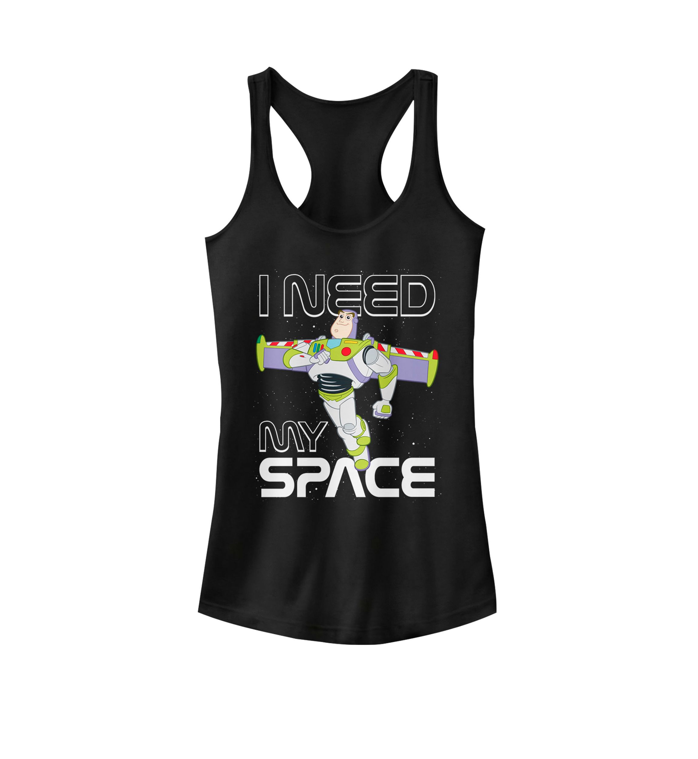Toy Story Buzz Need Space Racerback Graphic Tank