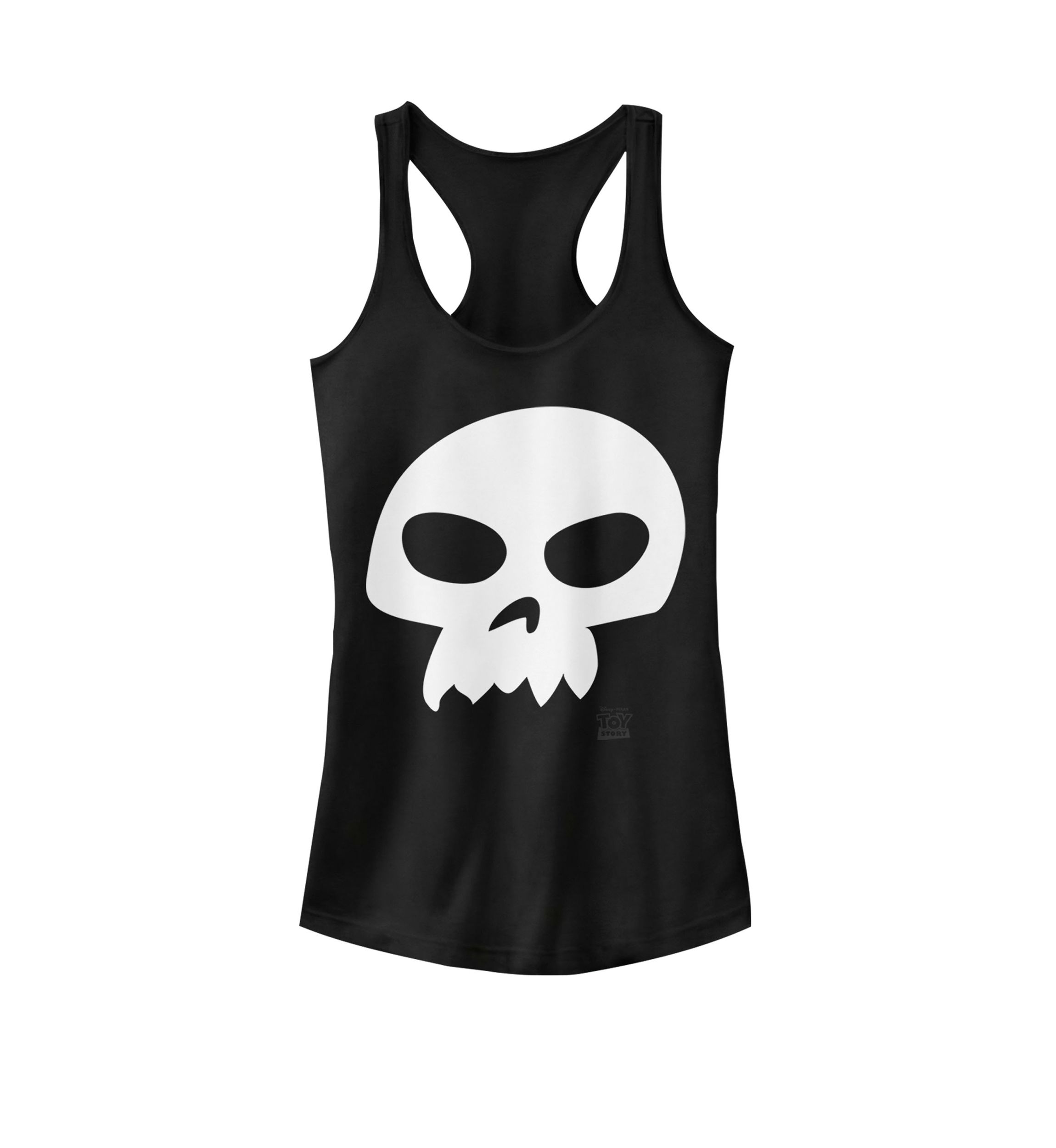 Toy Story Sid Skull Costume Racerback Graphic Tank