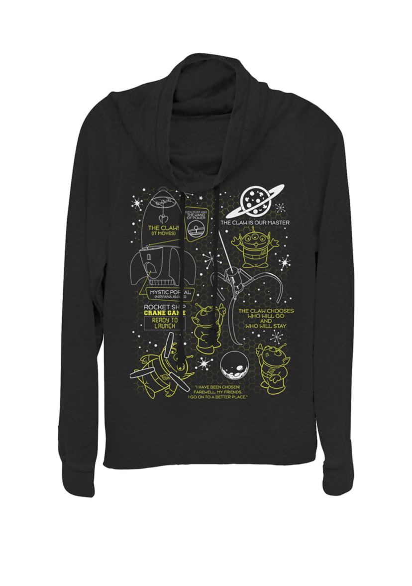 Toy StoryAliensClaw Master Map Cowl Neck Pullover