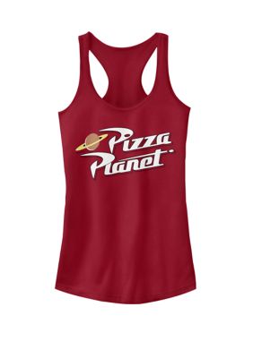 Disney Pixar Women's Toy Story Pizza Planet Logo Graphic Racerback Tank Top, XL