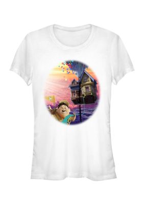 Disney Pixar Women's Floatin Graphic T-Shirt, White, 2XL