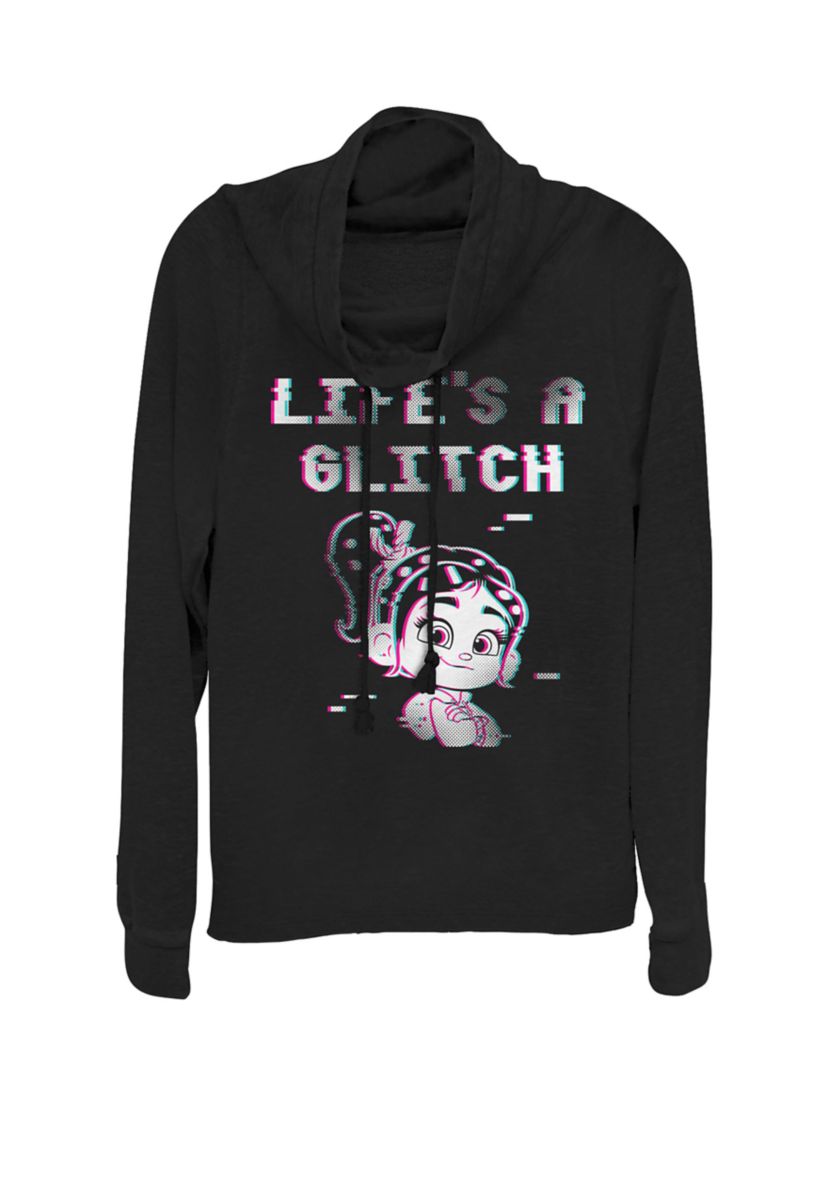 Wreck-It Ralph 2 Lifes A Glitch Cowl Neck Pullover