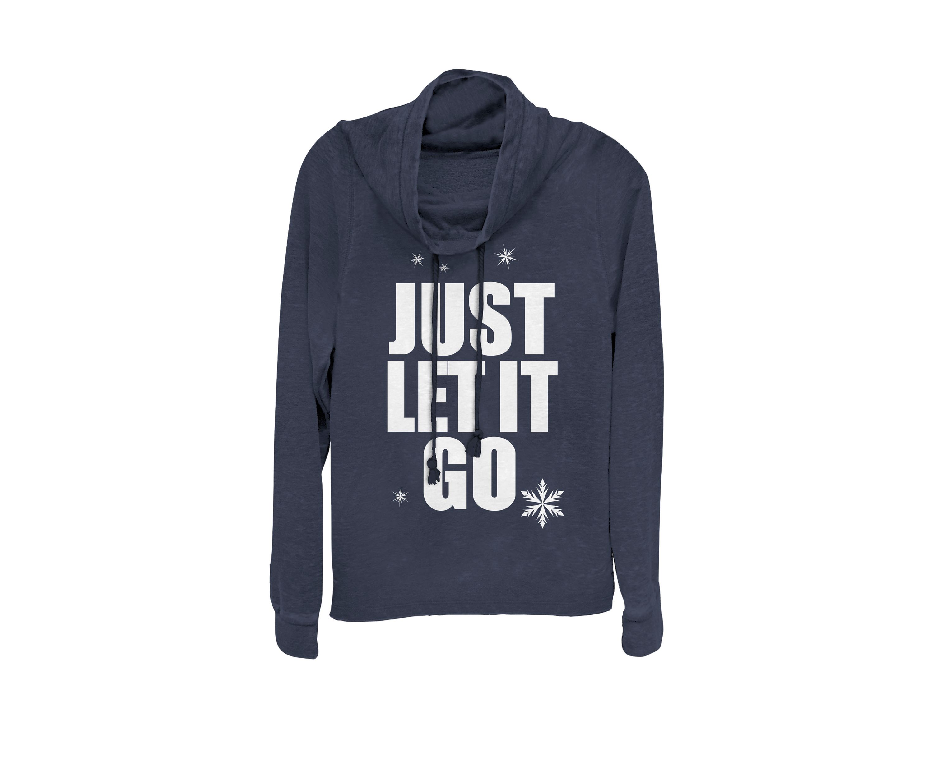 Wreck-It Ralph 2 Comfy Princess Just Let It Go Cowl Neck Graphic Pullover