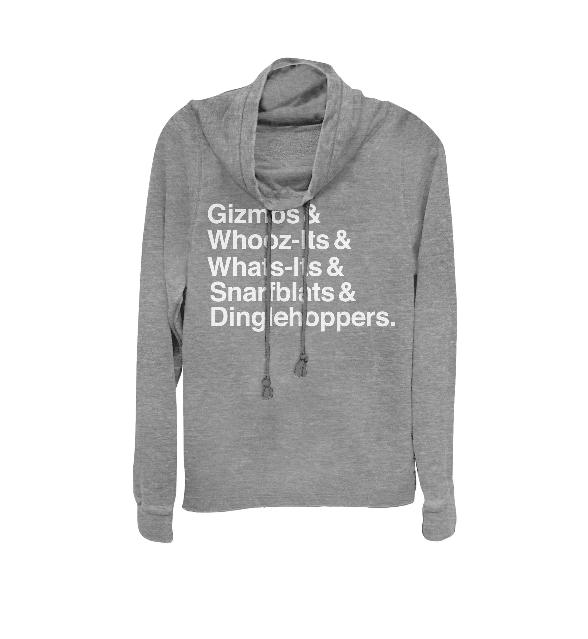 Wreck-It Ralph 2 Comfy Princess Ariel List Cowl Neck Graphic Pullover
