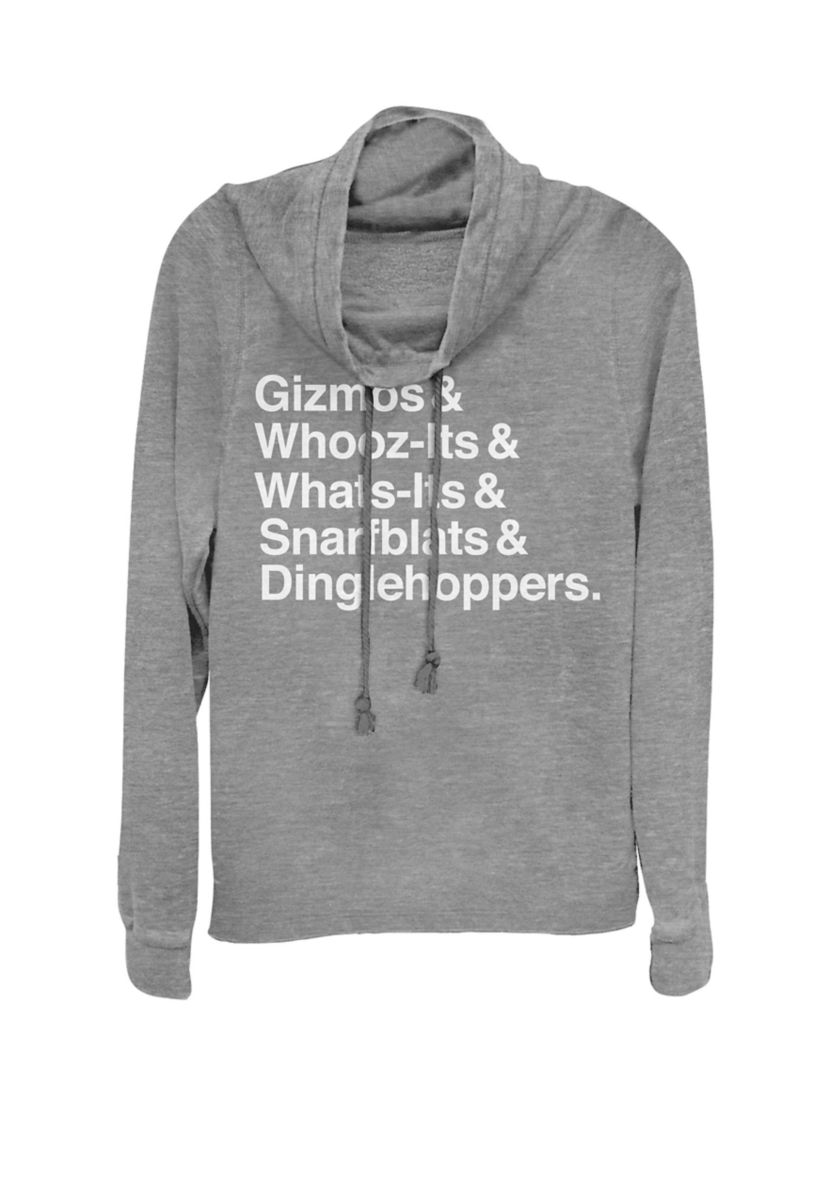 Wreck-It Ralph 2 Comfy Princess Ariel List Cowl Neck Graphic Pullover