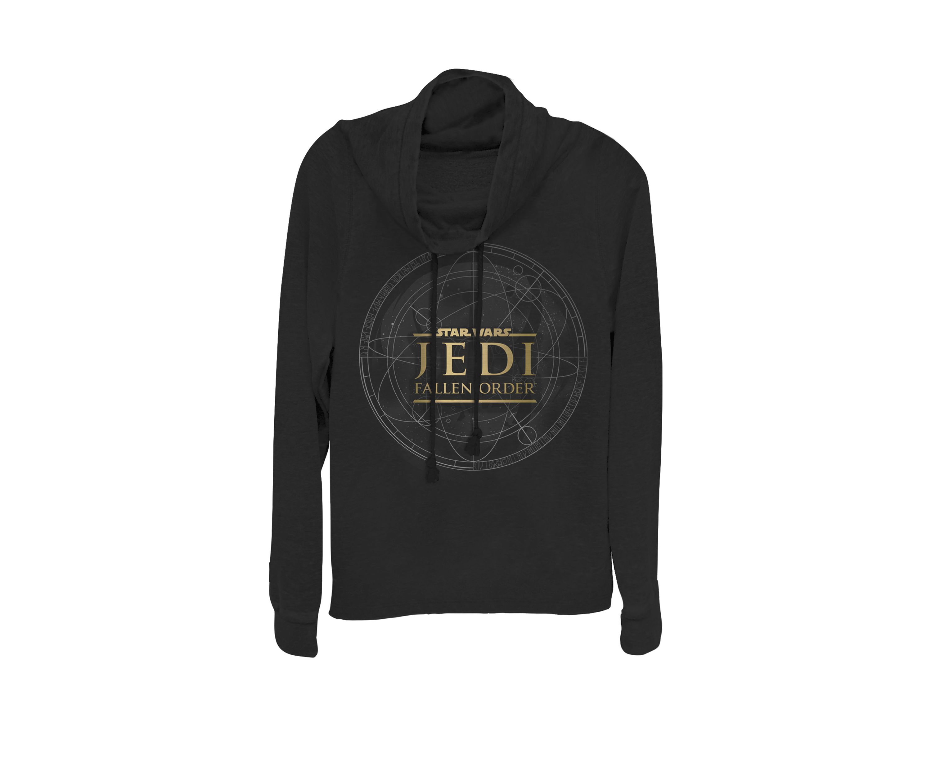 Jedi Fallen Order Map Logo Cowl Neck Graphic Pullover