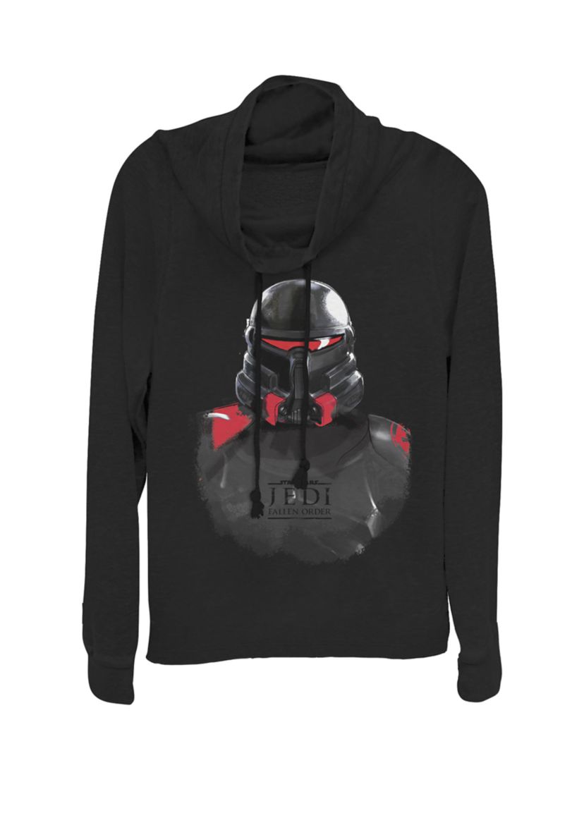 Jedi Fallen Order Purge Trooper Helmet Cowl Neck Graphic Pullover
