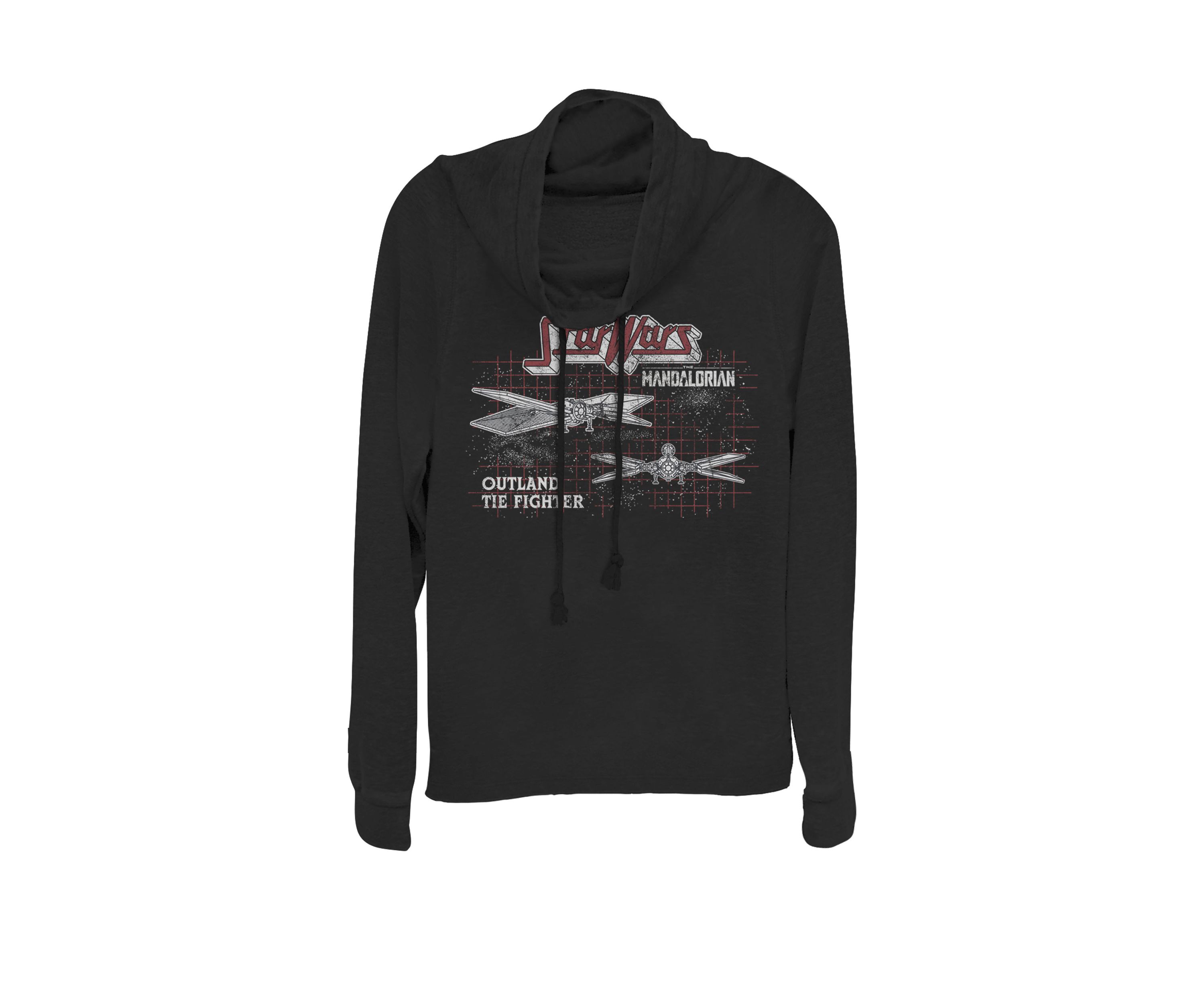 The Mandalorian Outland Tie Fighter Cowl Neck Graphic Pullover