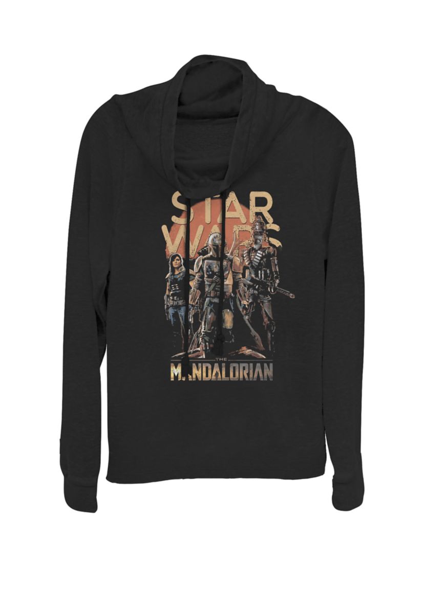 The Mandalorian Bounty Hunter Group Cowl Neck Pullover