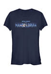 Juniors Star Wars The Mandalorian New Mando Logo T-Shirt