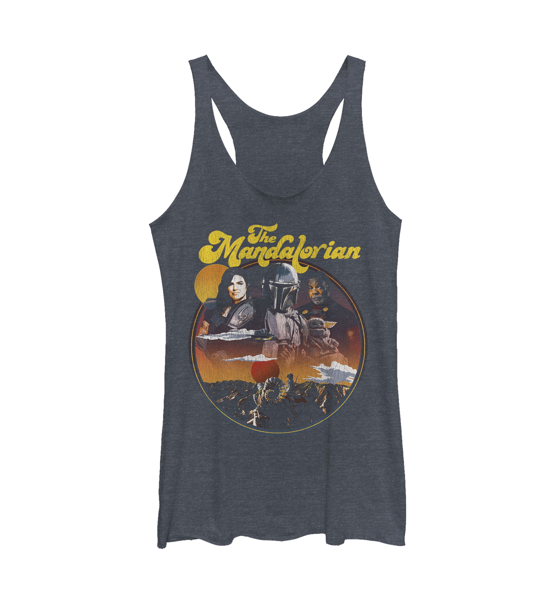 Juniors Razor Crew Graphic Tank Top