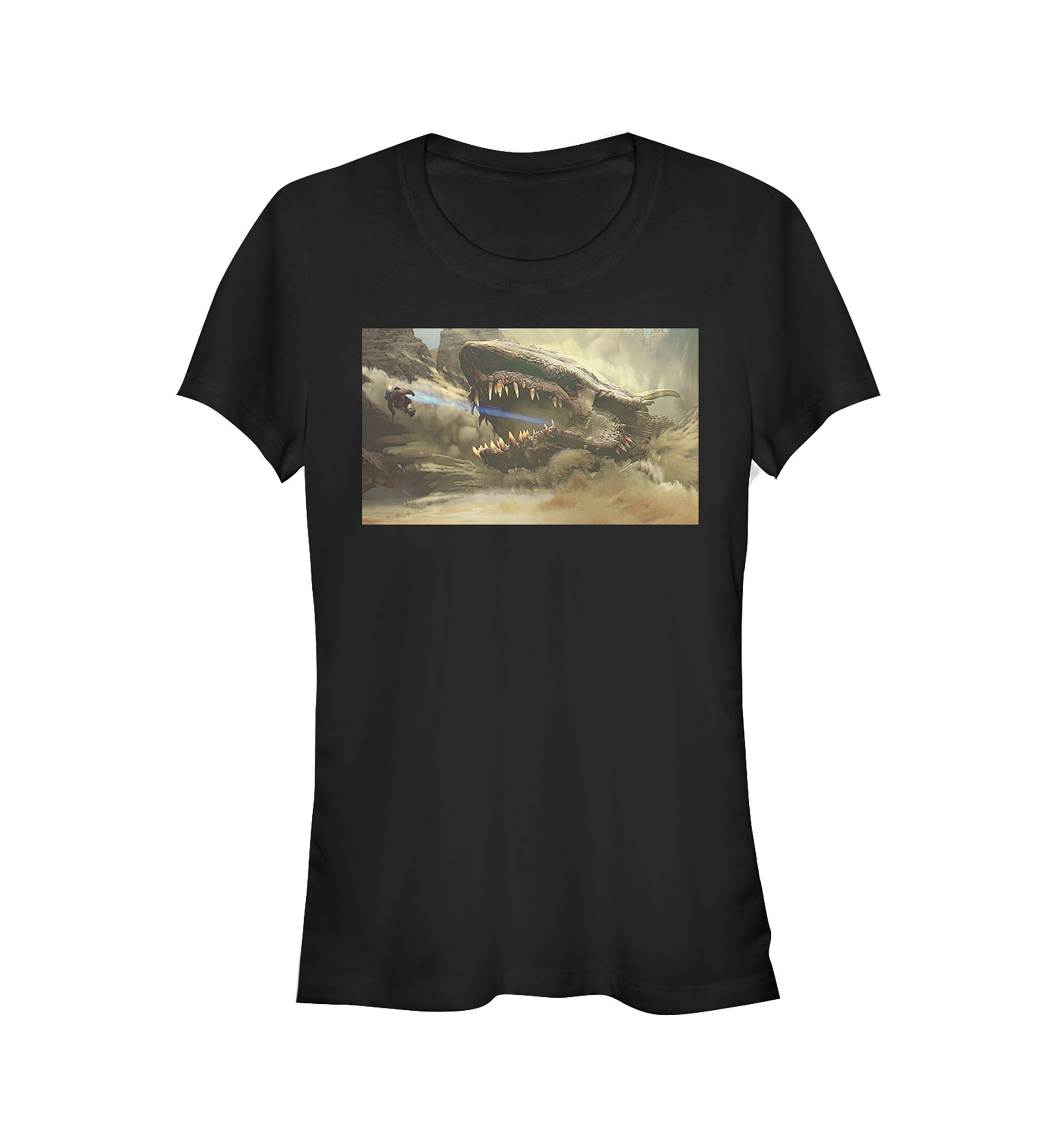 Juniors MandoMon Epi Reaction Graphic T-Shirt