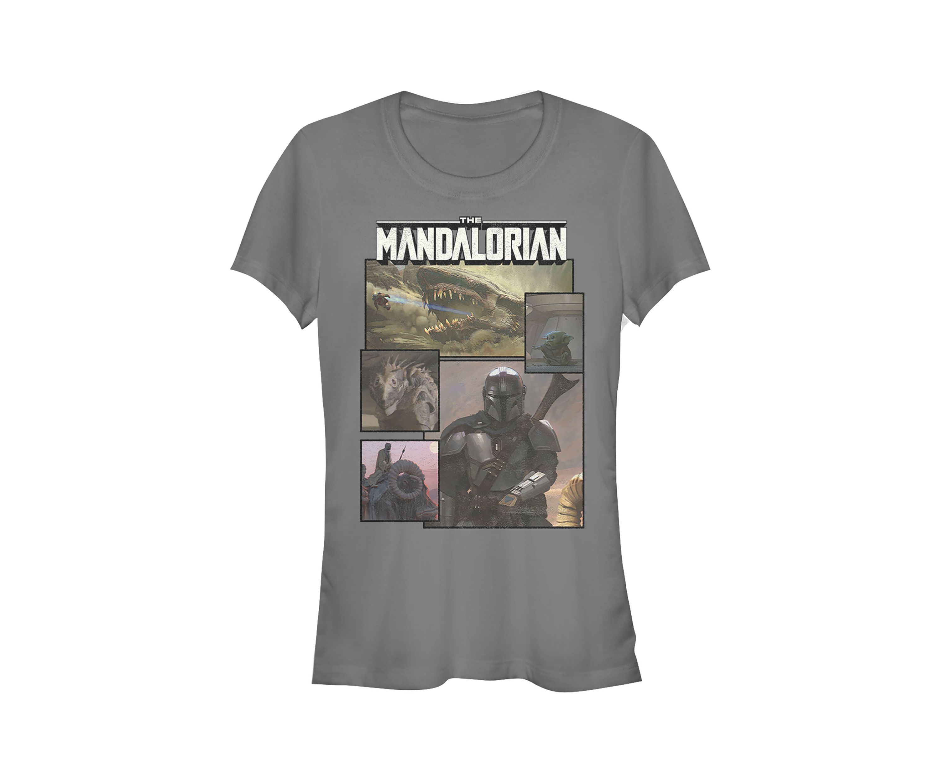Juniors Panelz Graphic T-Shirt