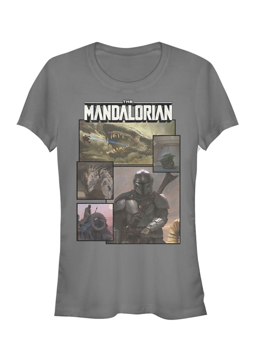 Juniors Panelz Graphic T-Shirt