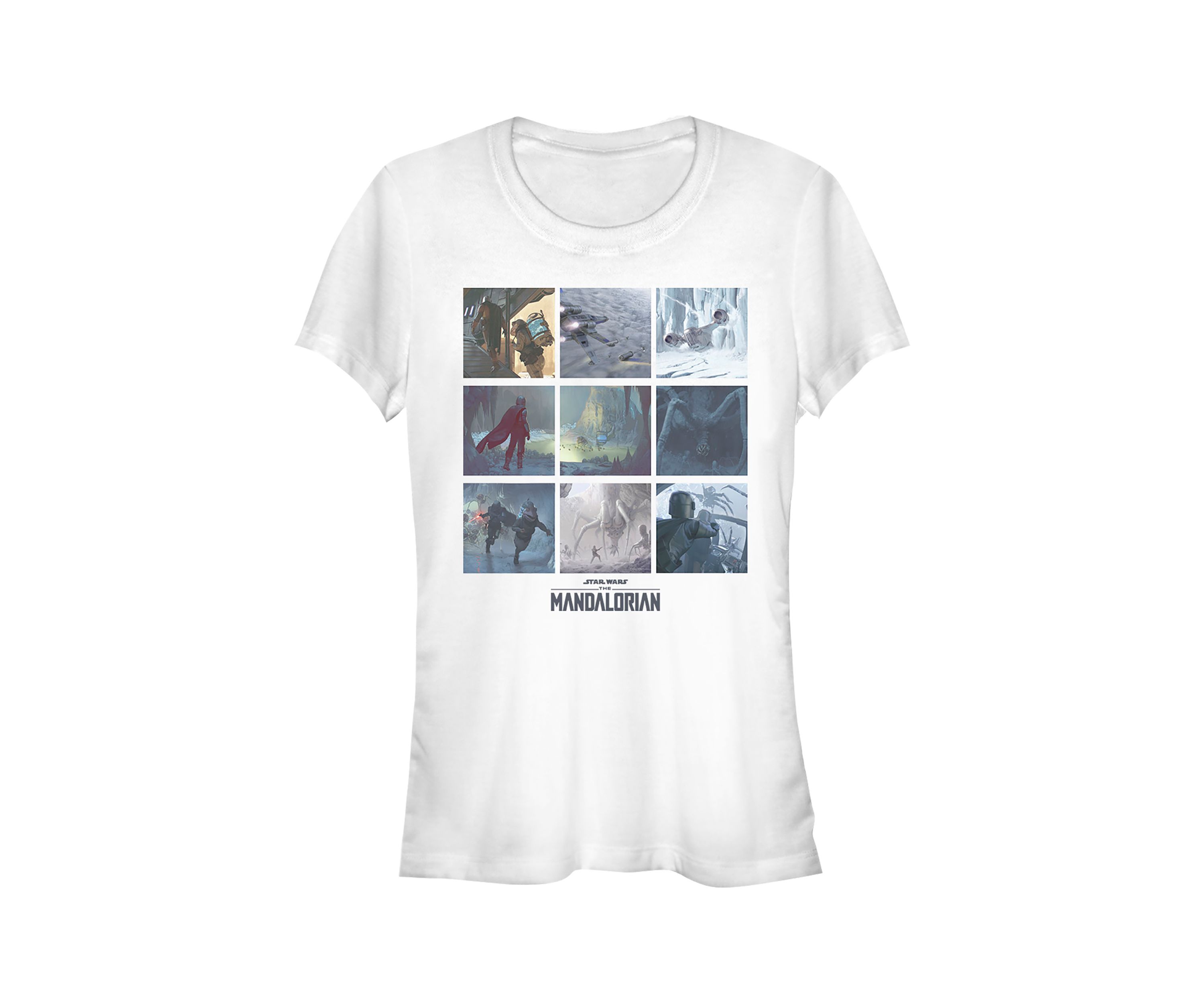 Juniors  MandoMon Epi2 Message Graphic T-Shirt