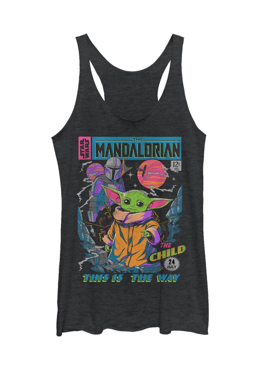 Juniors Neon Poster Graphic Tank