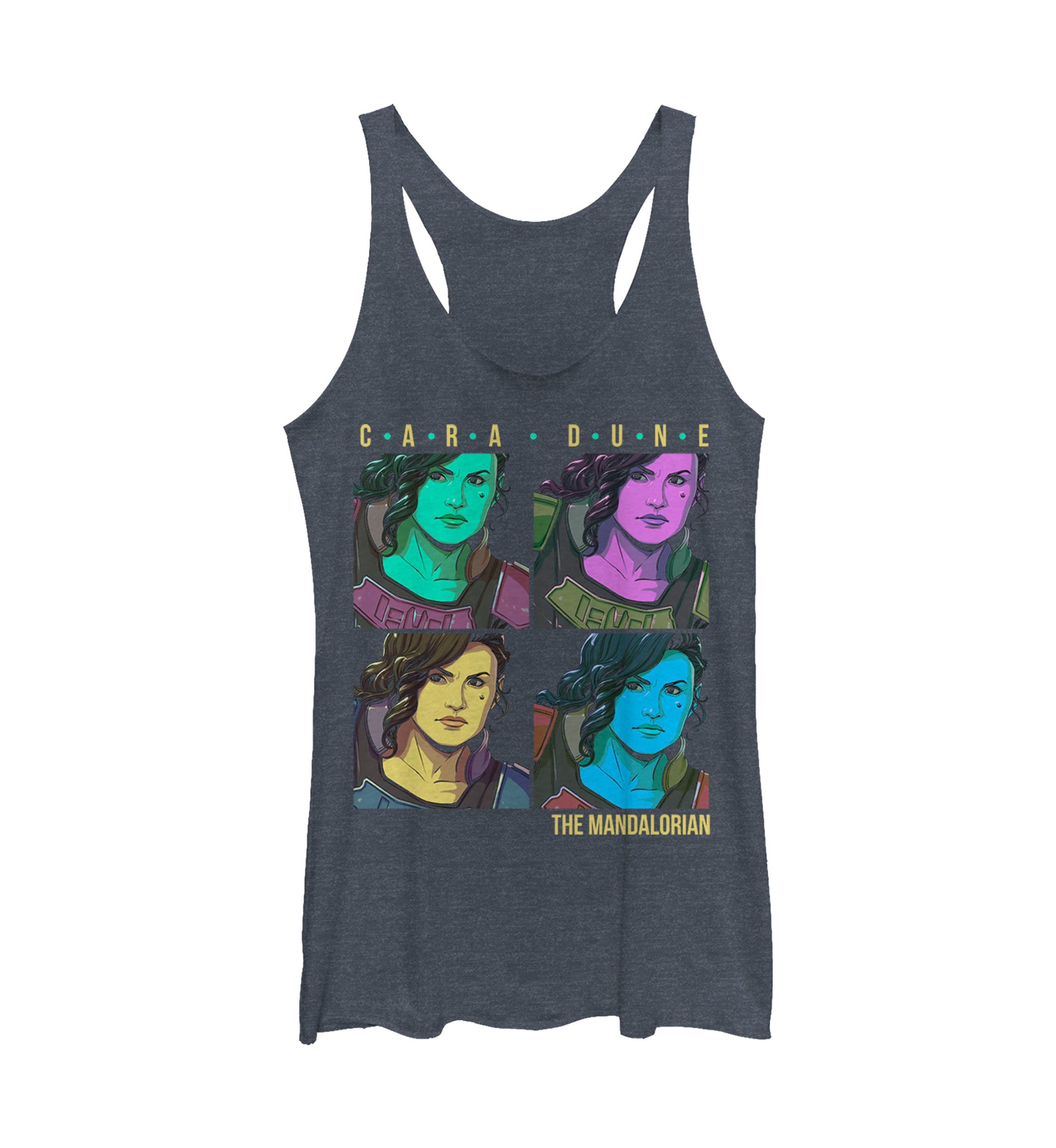 Juniors  Cara Dune Box Up Graphic Tank