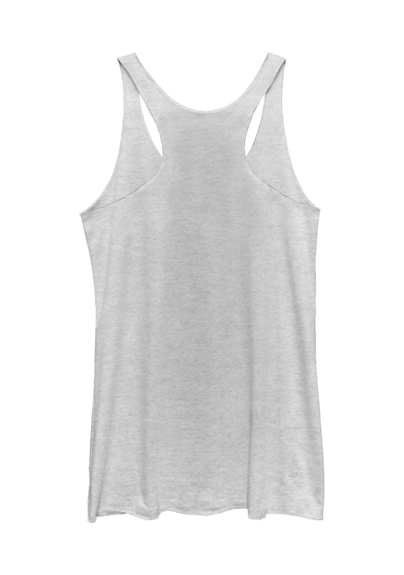 Juniors Mando One Color Simple Graphic Tank
