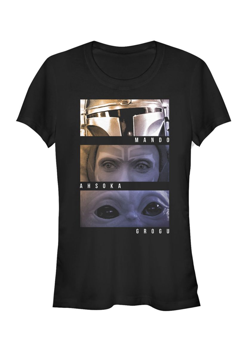 Juniors Character Eyes Graphic T-Shirt