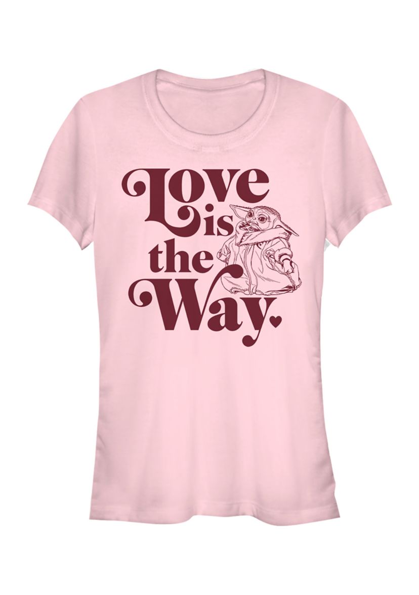 Juniors  Love Is Grogu T-Shirt