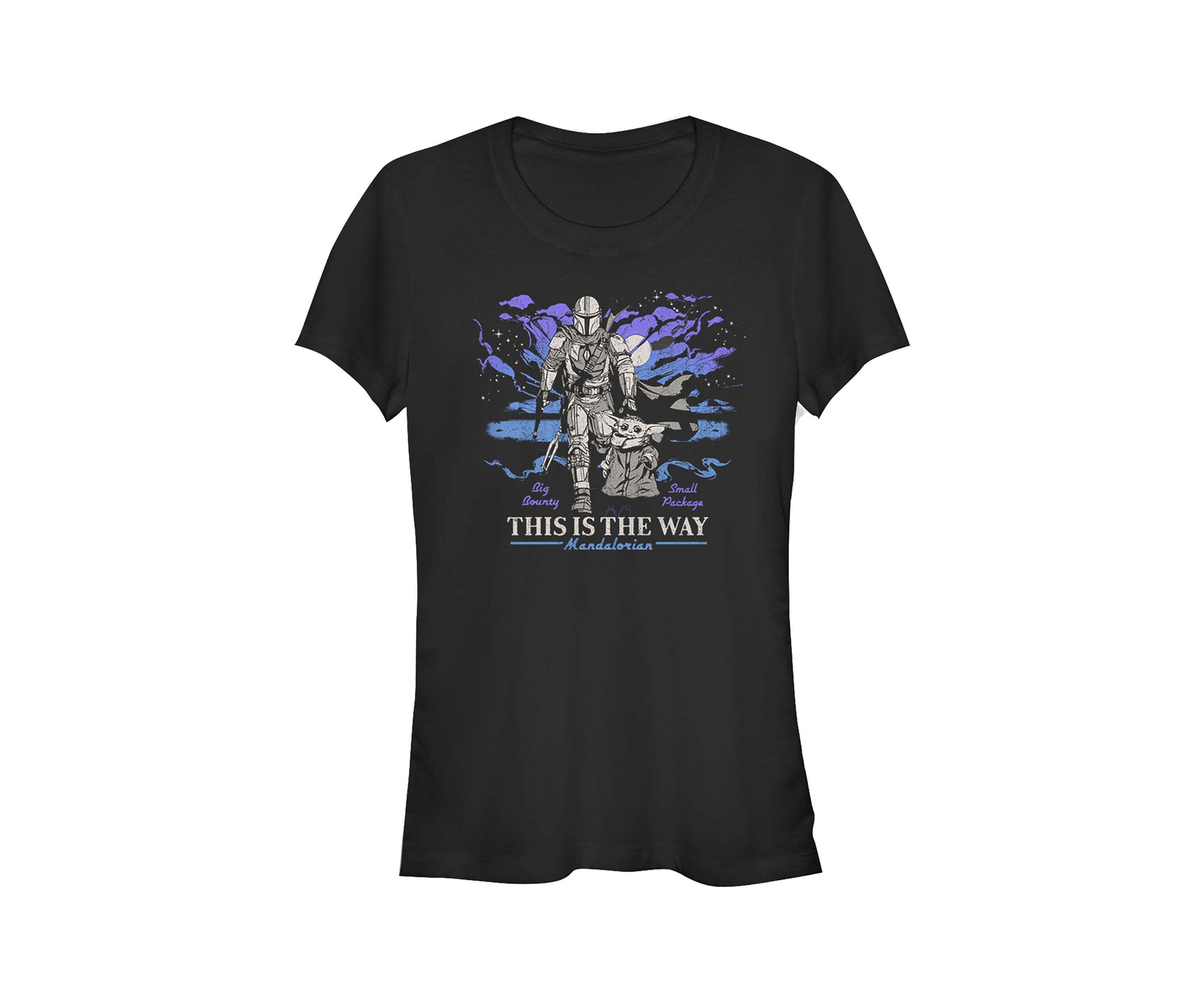 Juniors Galaxy Graphic T-Shirt