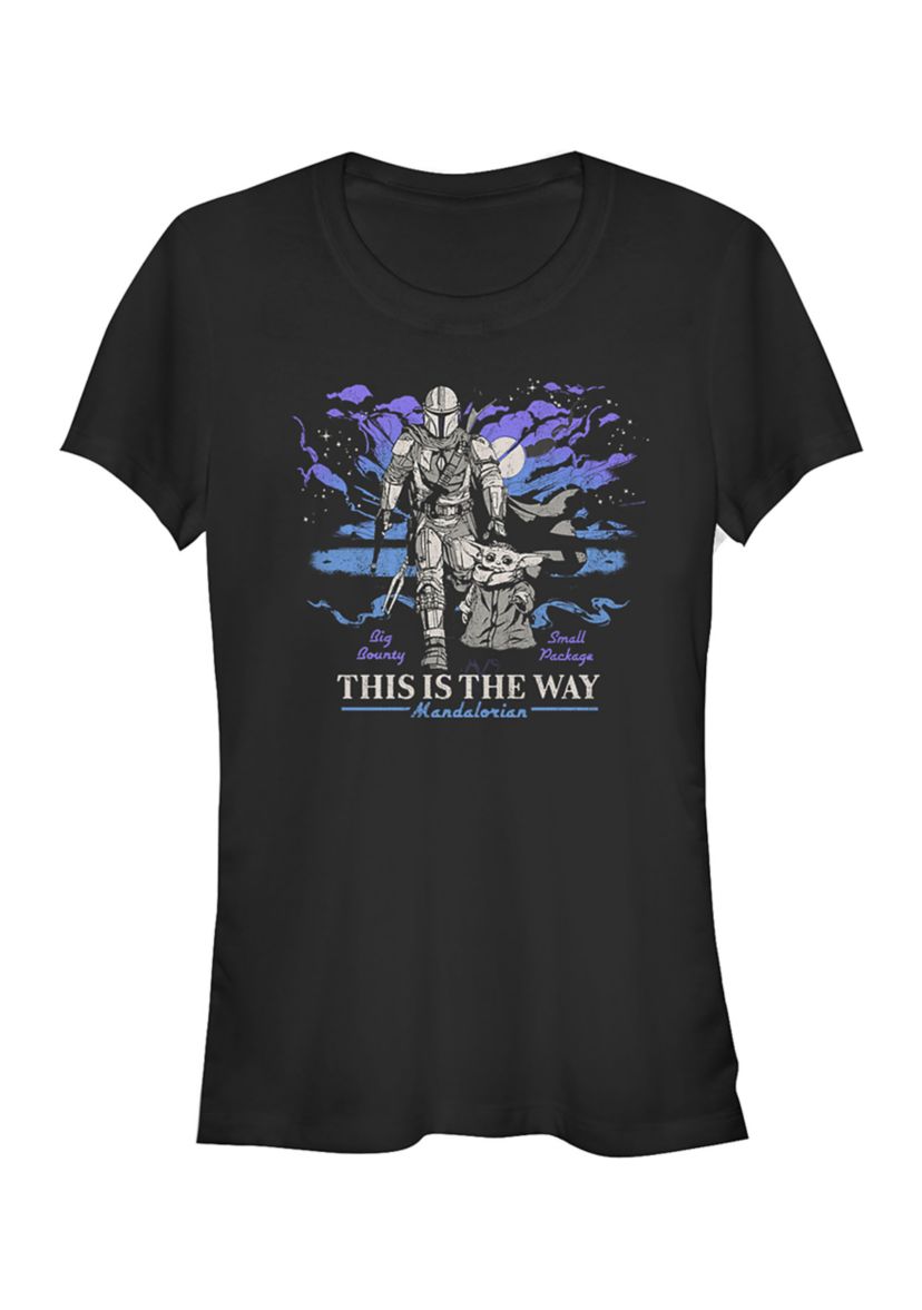 Juniors Galaxy Graphic T-Shirt