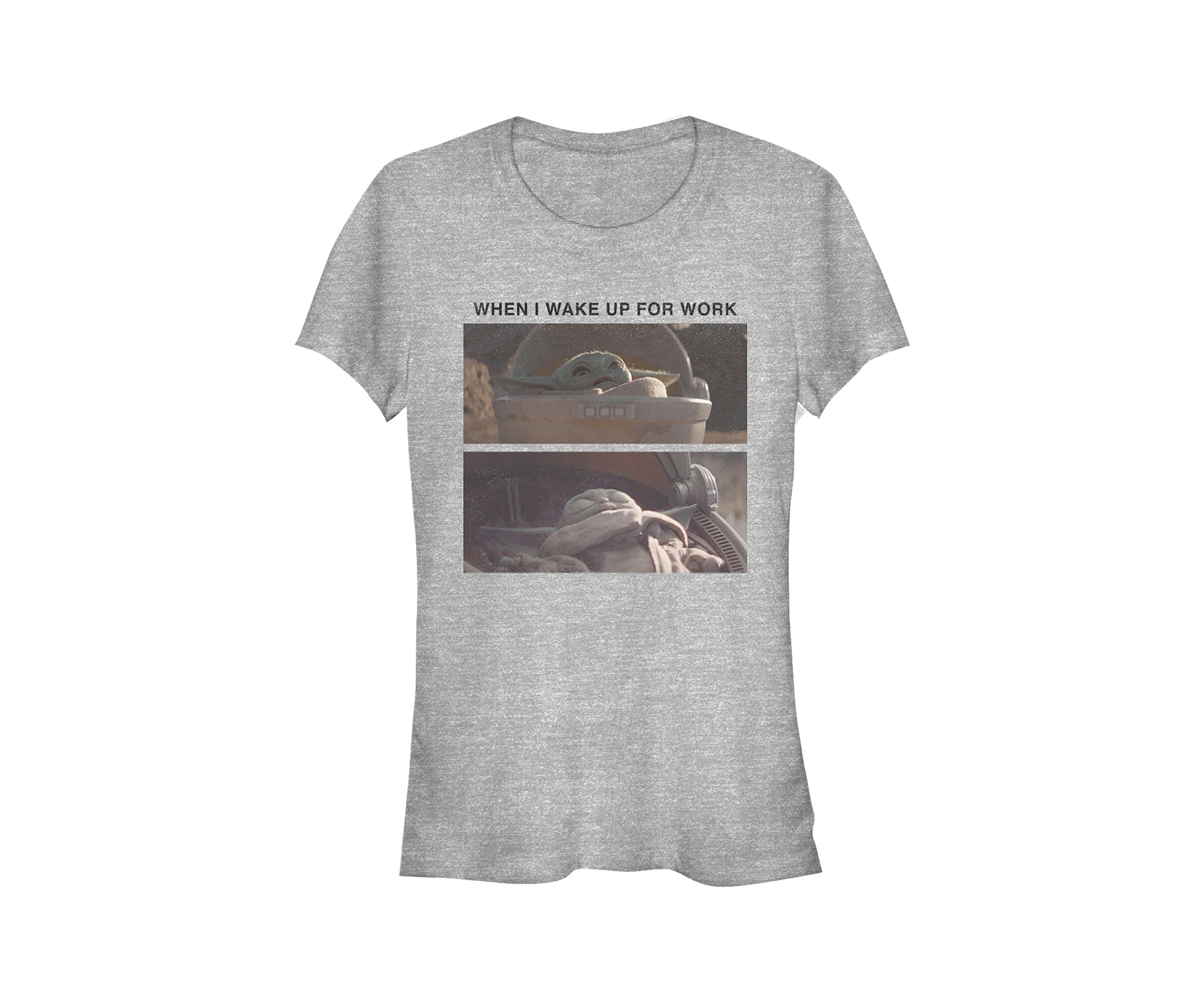 Juniors Work Meme Graphic T-Shirt