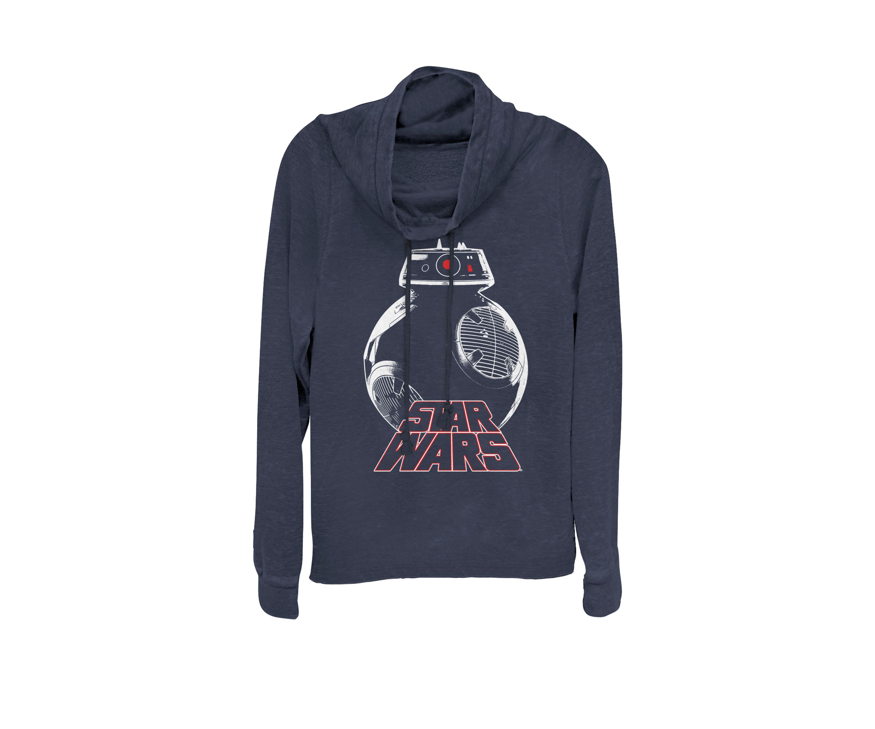 Last Jedi BB-9E Droid Unknown Cowl Neck Graphic Pullover