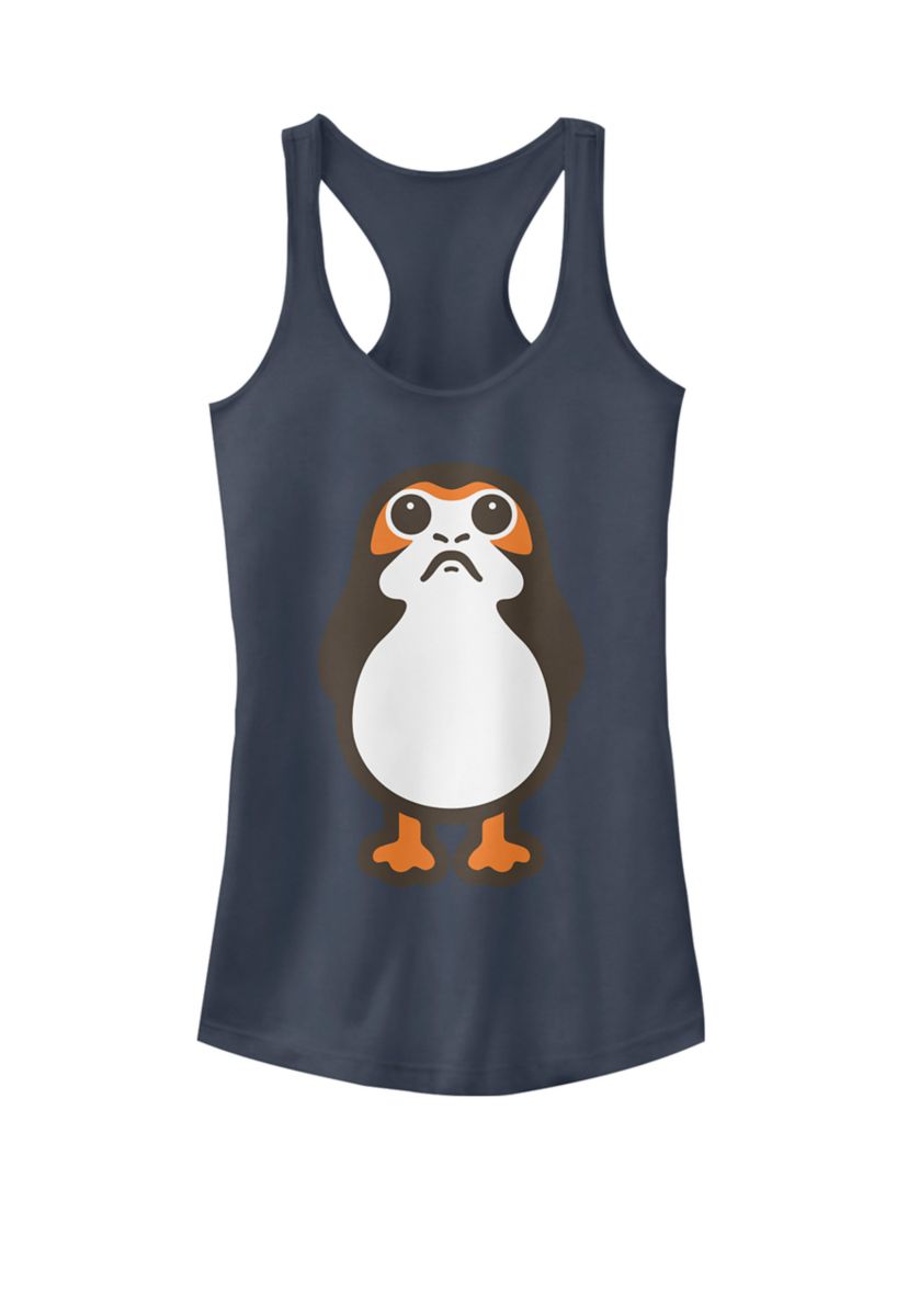 Last Jedi Porg Cute Cartoon Racerback Tank