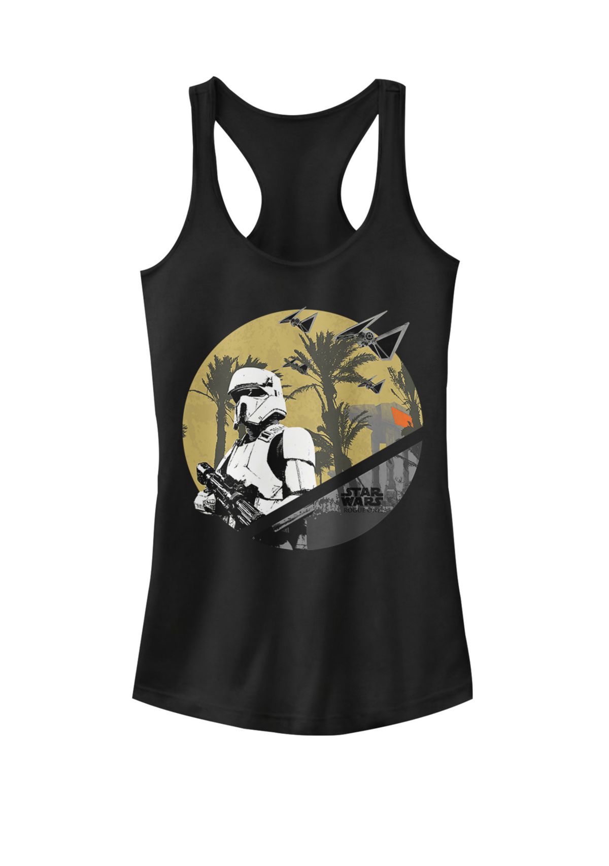 Womens Rogue One Shoretrooper Graphic Racerback Tank