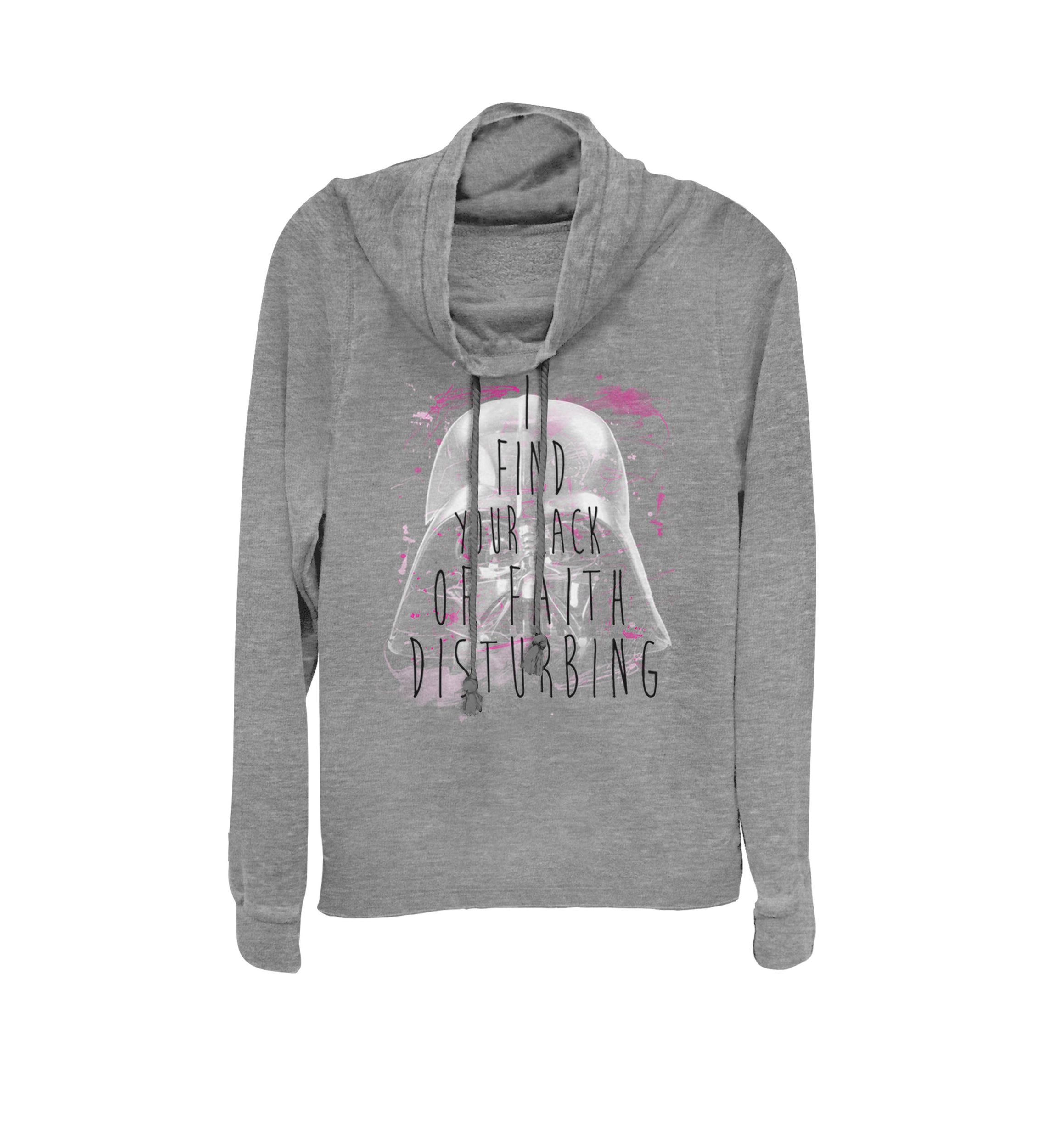 Darth Vader Lack Faith Disturbing Cowl Neck Pullover