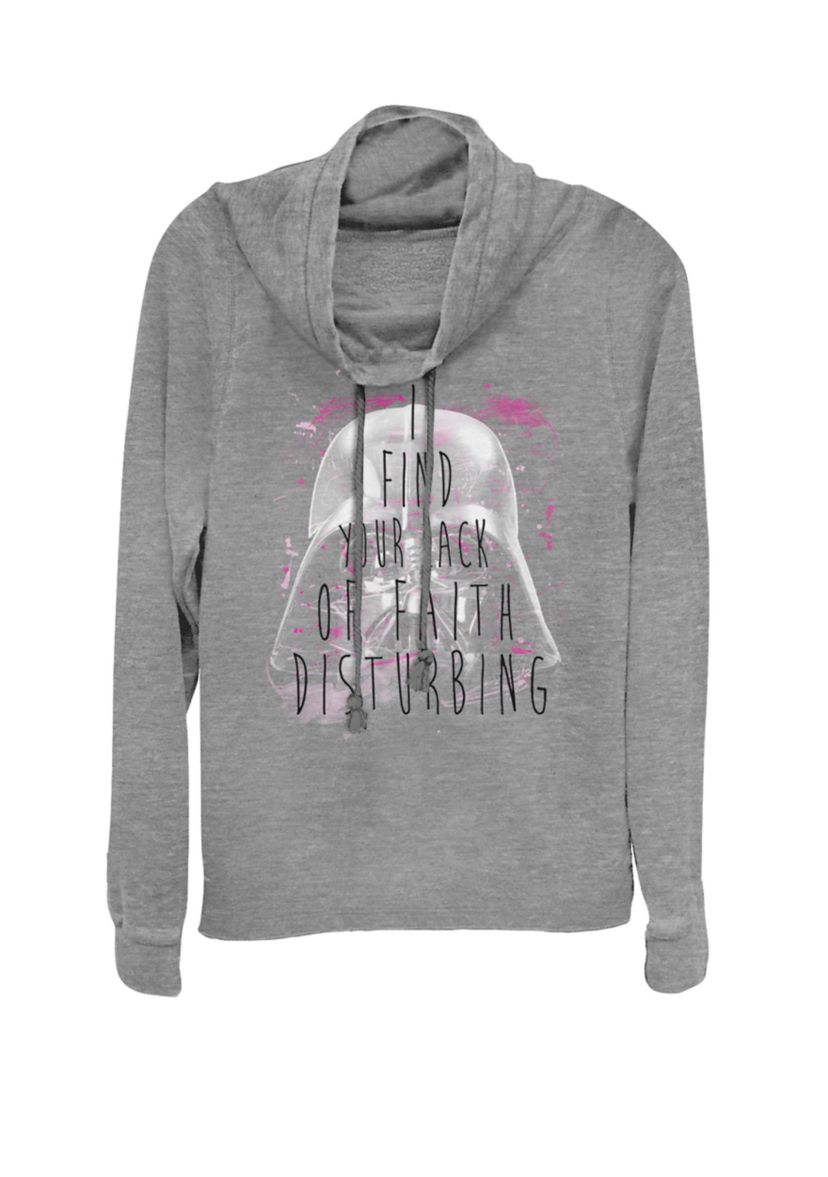 Darth Vader Lack Faith Disturbing Cowl Neck Pullover