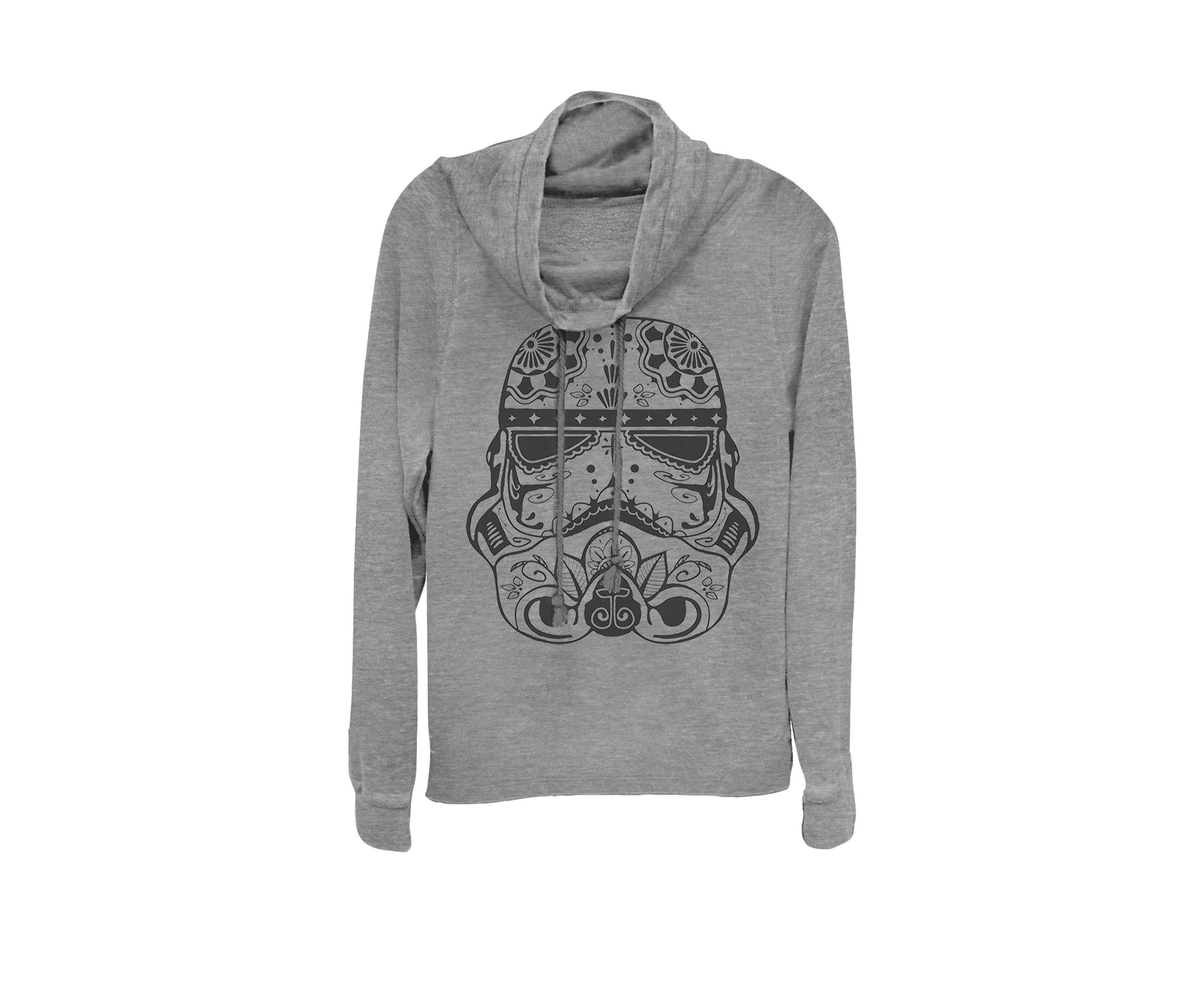 Ornate Stormtrooper Cowl Neck Pullover