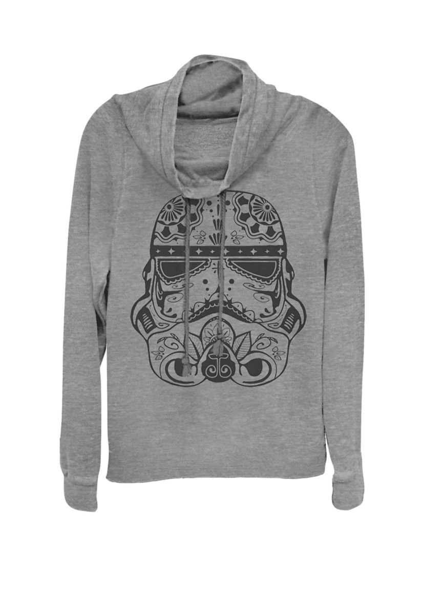 Ornate Stormtrooper Cowl Neck Pullover
