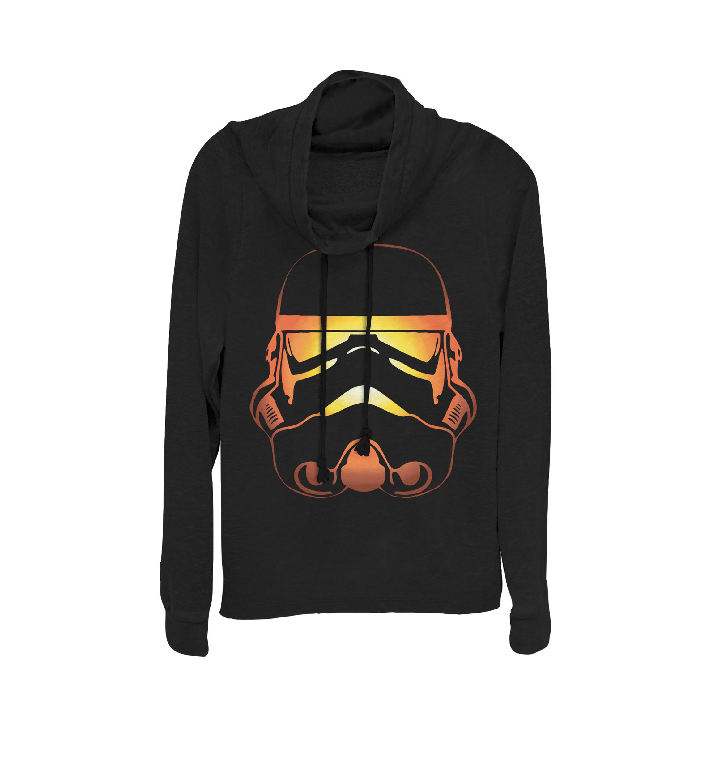 Stormtrooper Pumpkin Glow Cowl Neck Pullover