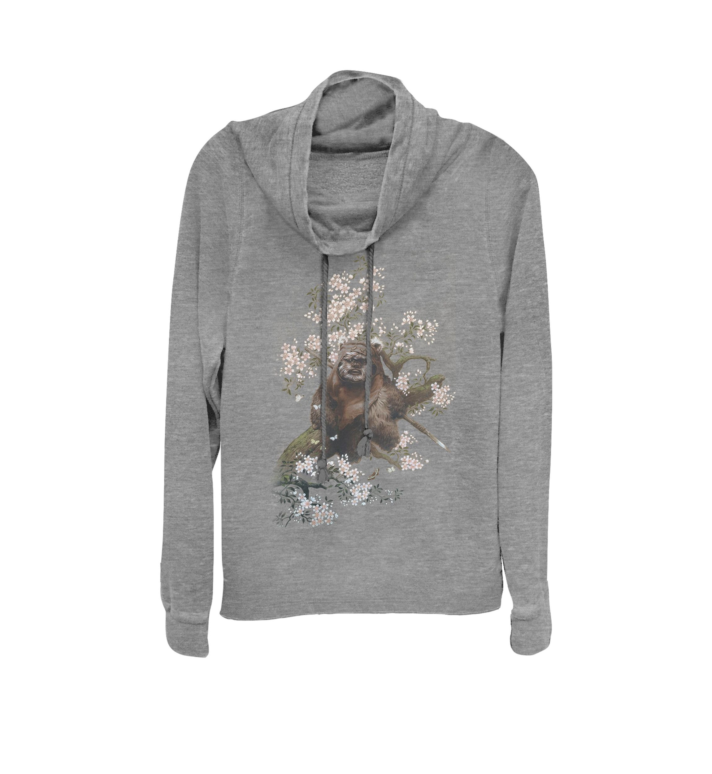 Wicket Ewok In A Tree Cowl Neck Graphic Pullover