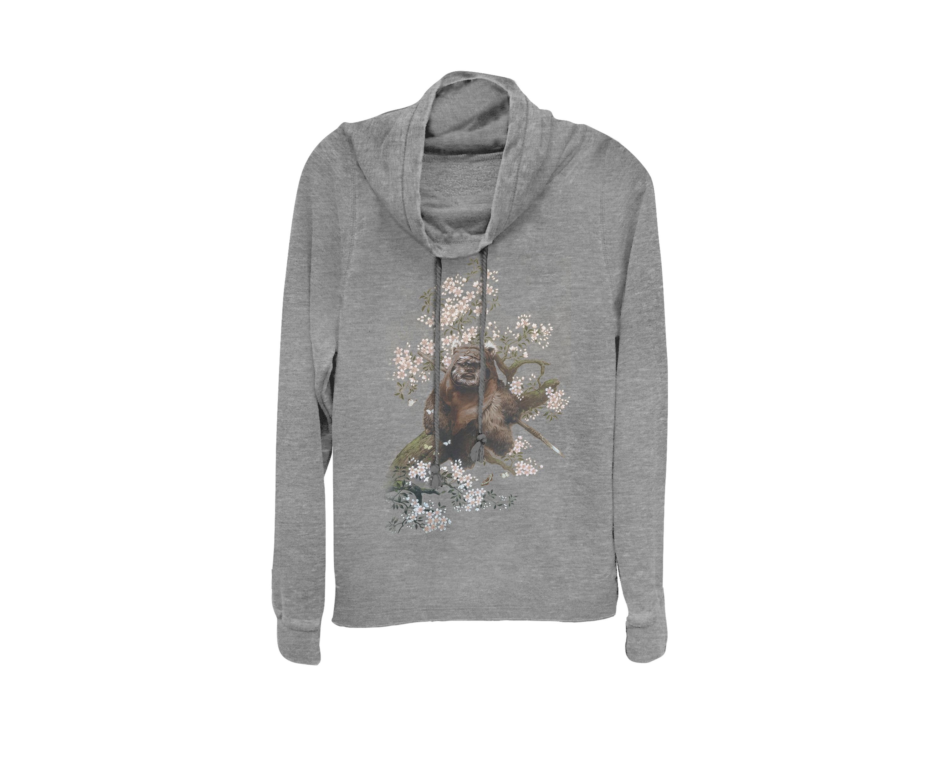 Wicket Ewok In A Tree Cowl Neck Graphic Pullover