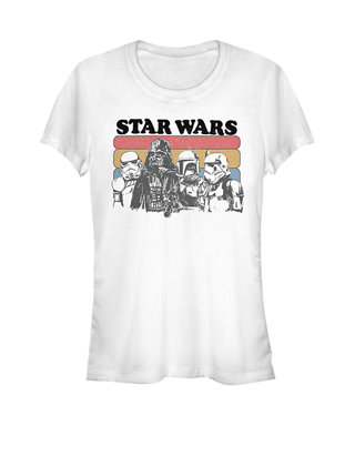 White Star Wars Darth Vader Pocket Licensed T-Shirt 