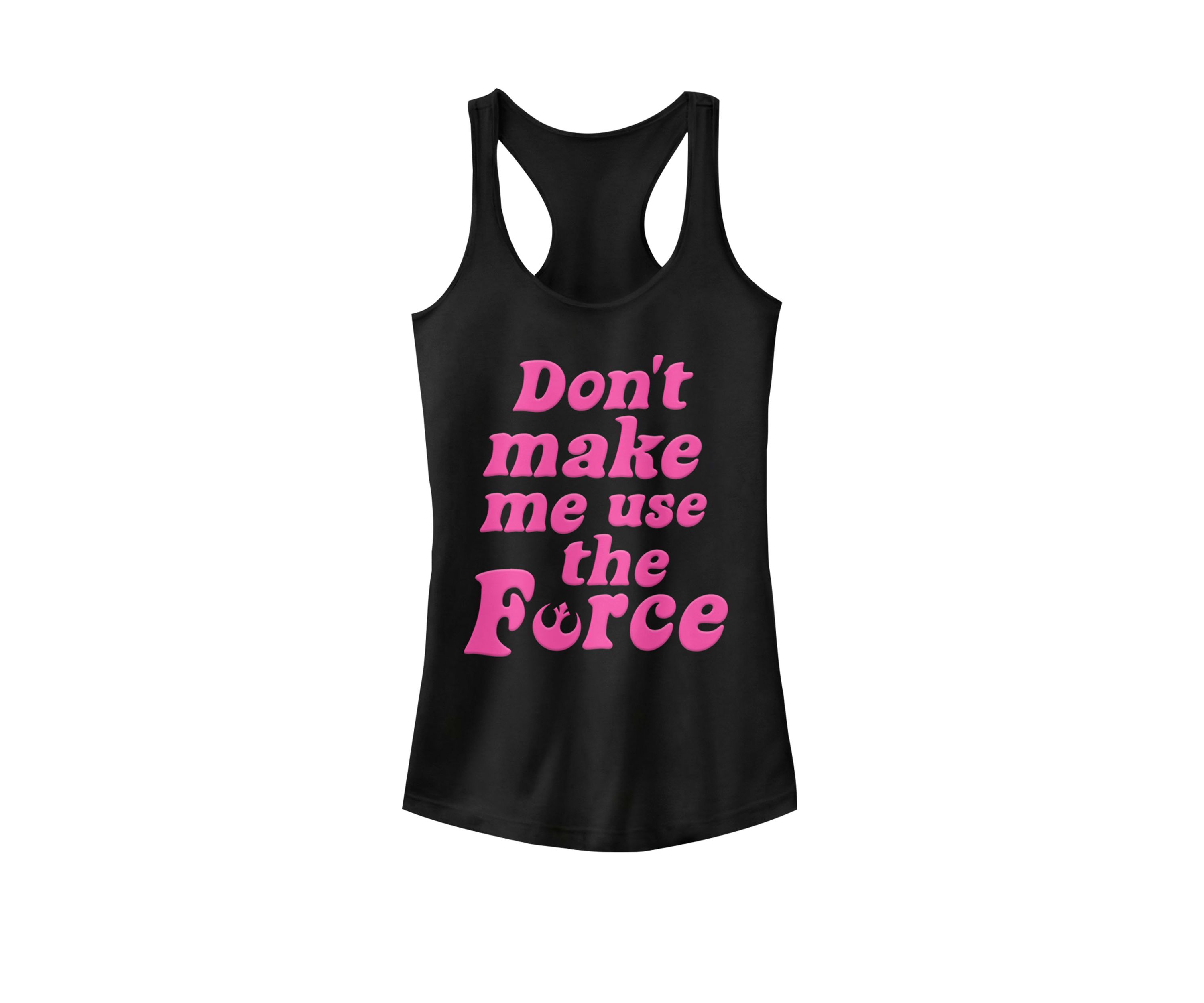 Retro Force Quote Graphic Racerback Tank