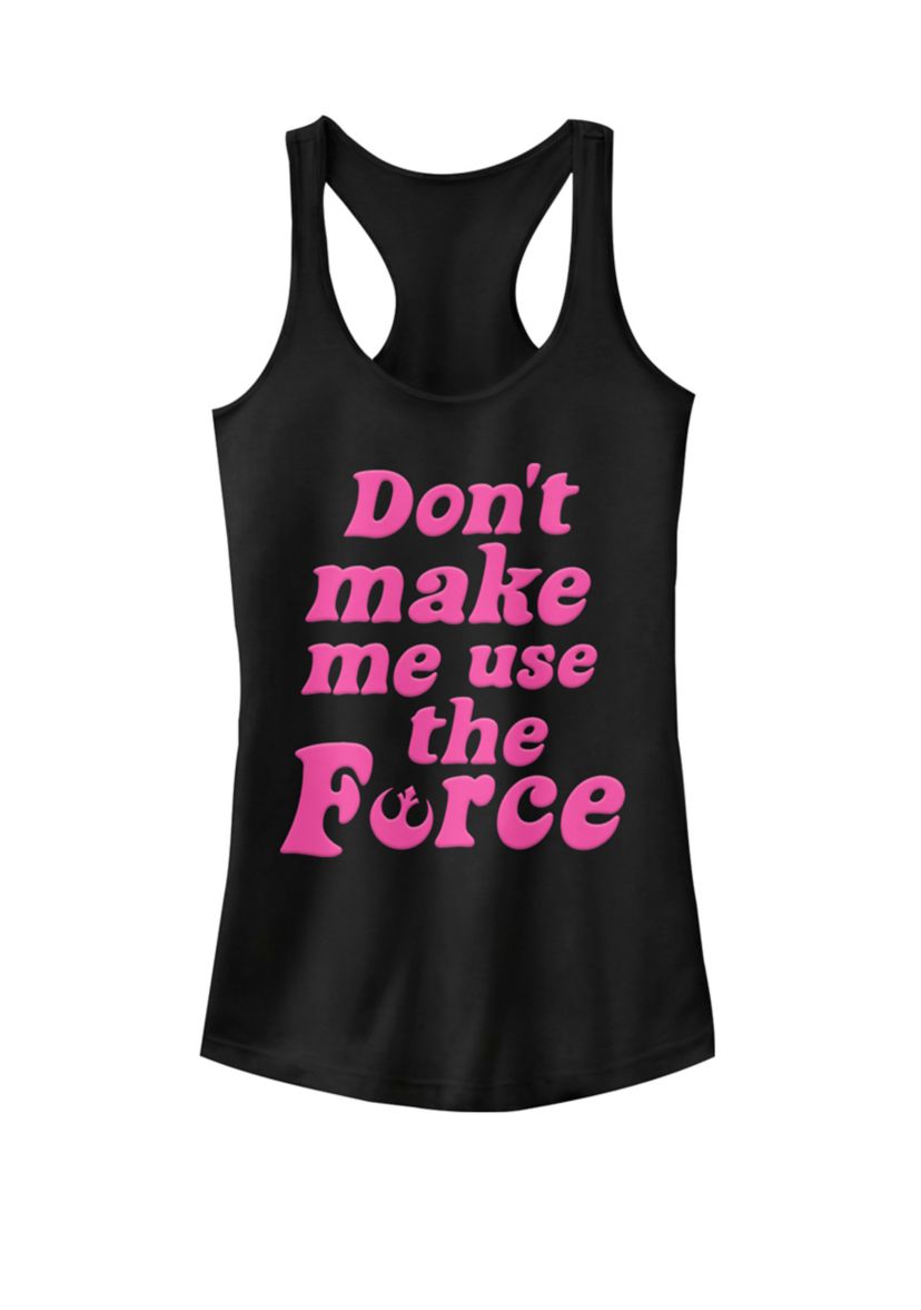 Retro Force Quote Graphic Racerback Tank