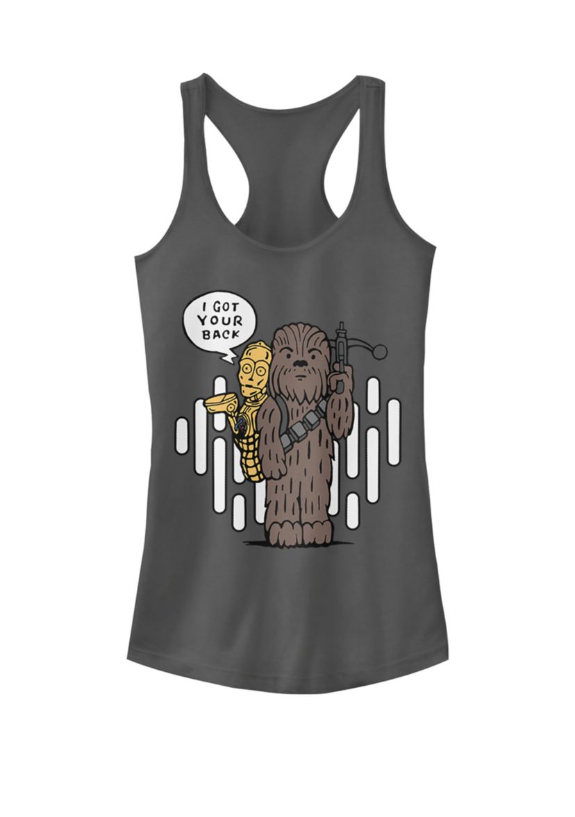 C-3PO Got Chewies Back Graphic Racerback Tank