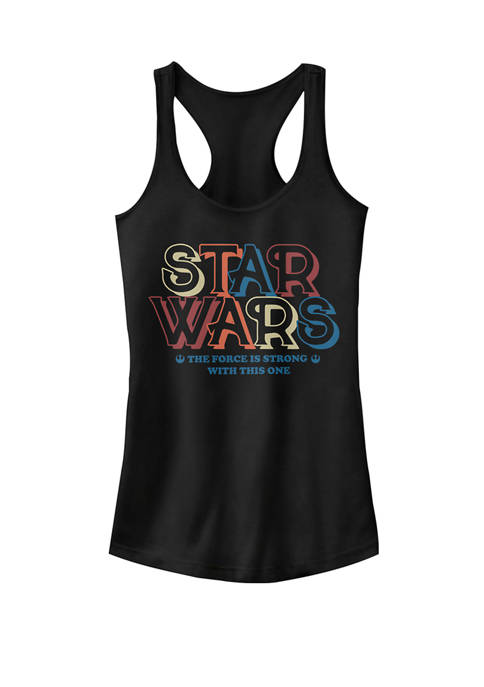 Star Wars® Colorful Logo Racerback Graphic Tank
