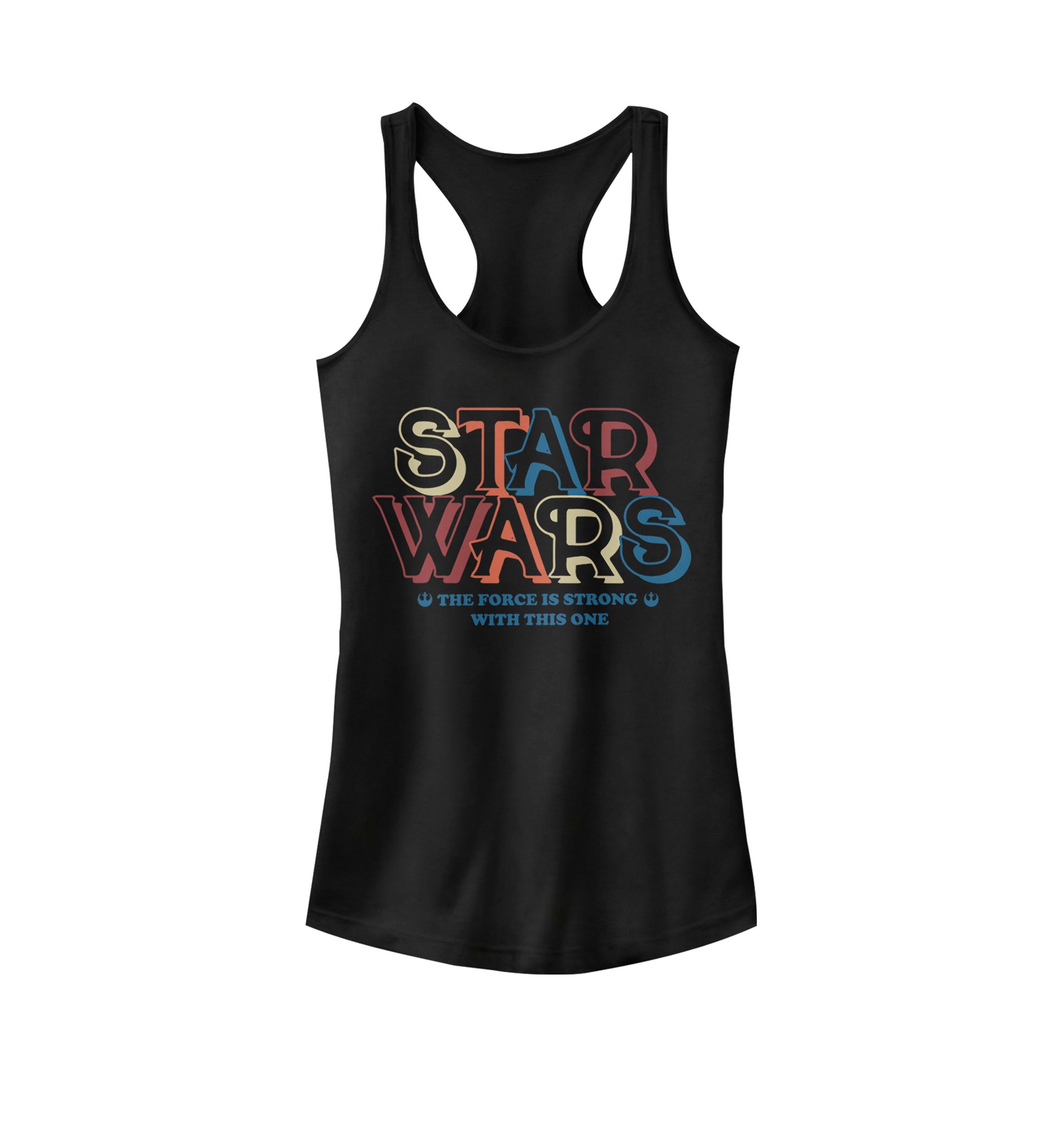 Colorful Logo Racerback Graphic Tank
