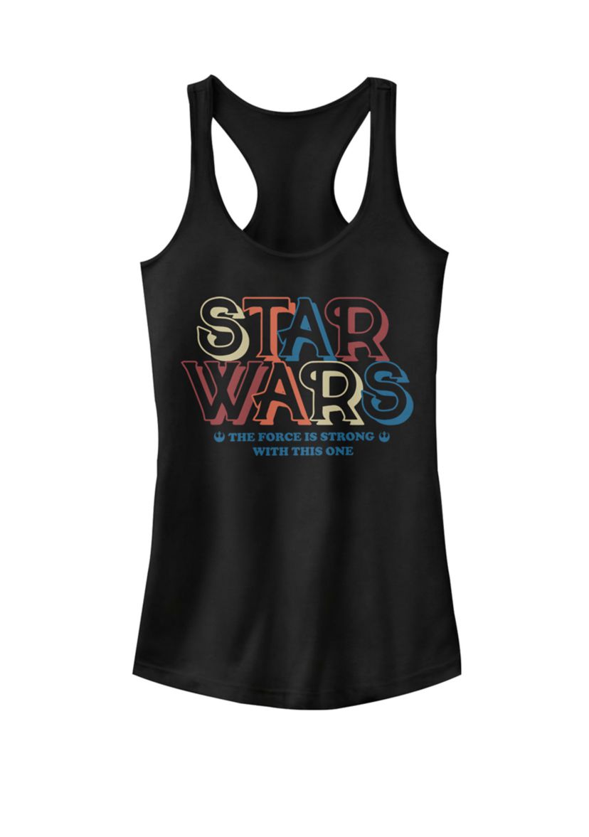 Colorful Logo Racerback Graphic Tank