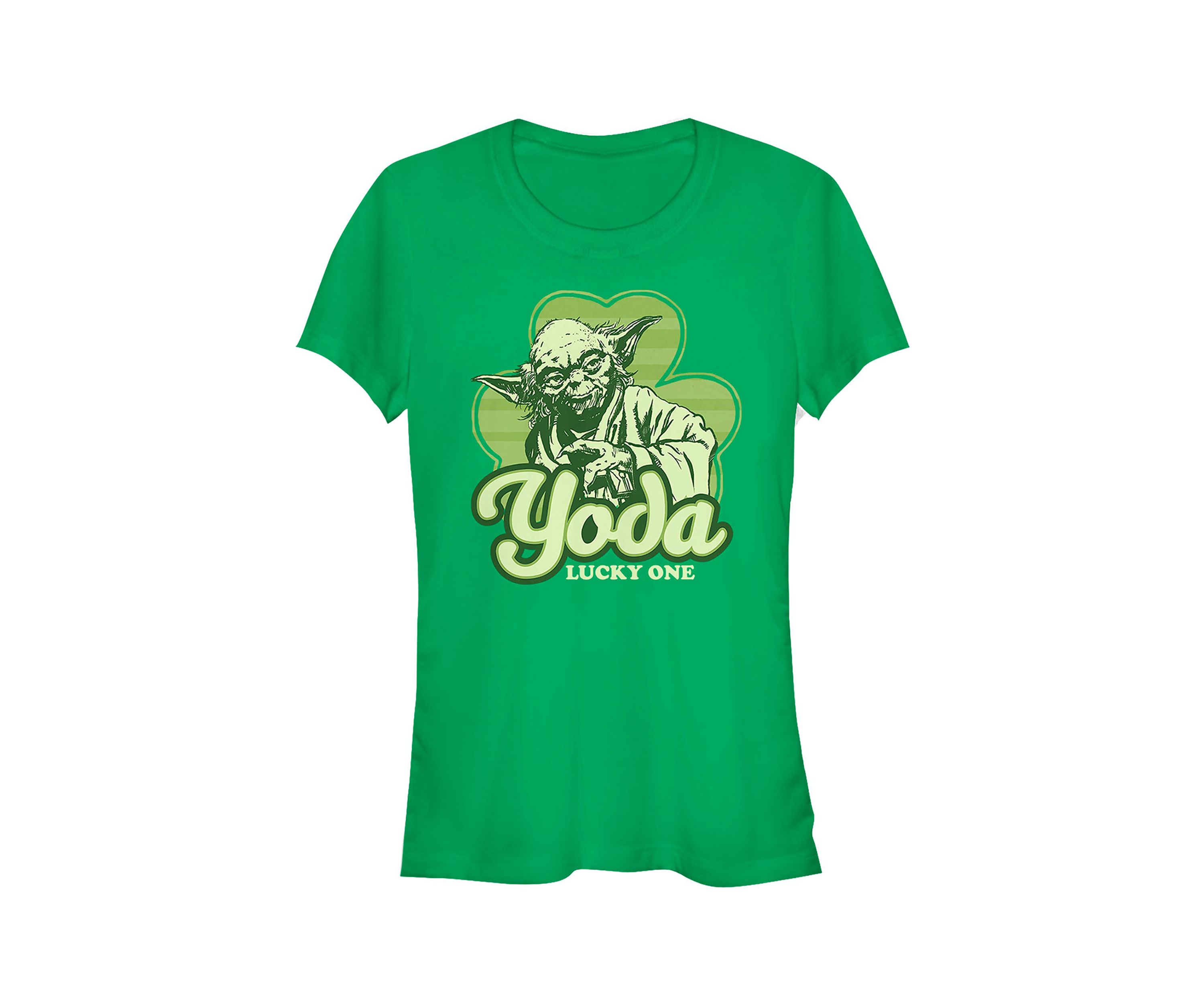 Yoda Lucky Retro Graphic T-shirt