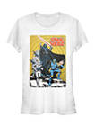 Retro Darth Vader Comic Poster Short Sleeve Graphic T-Shirt