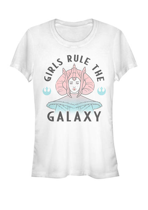 Padme Amidala Girls Rule The Galaxy Short Sleeve Graphic T-Shirt