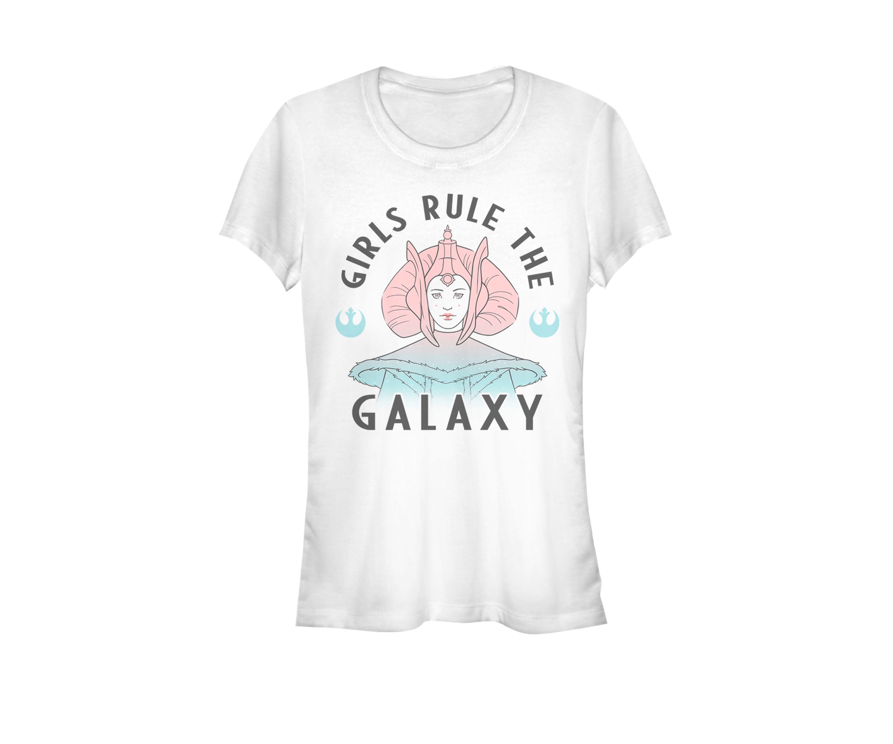 Padme Amidala Girls Rule The Galaxy Short Sleeve Graphic T-Shirt