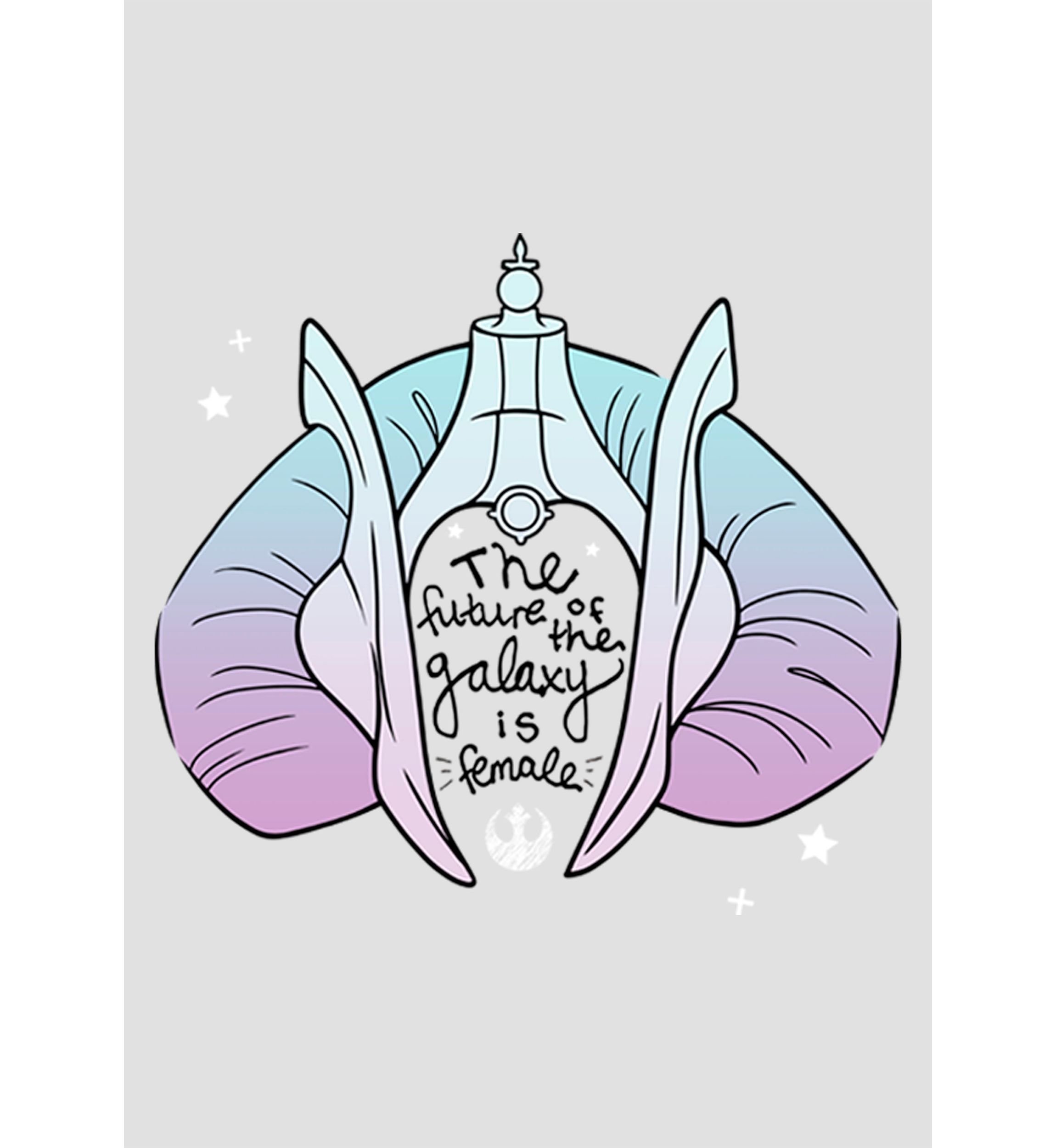 Future Amidala Hair Text Graphic Tank