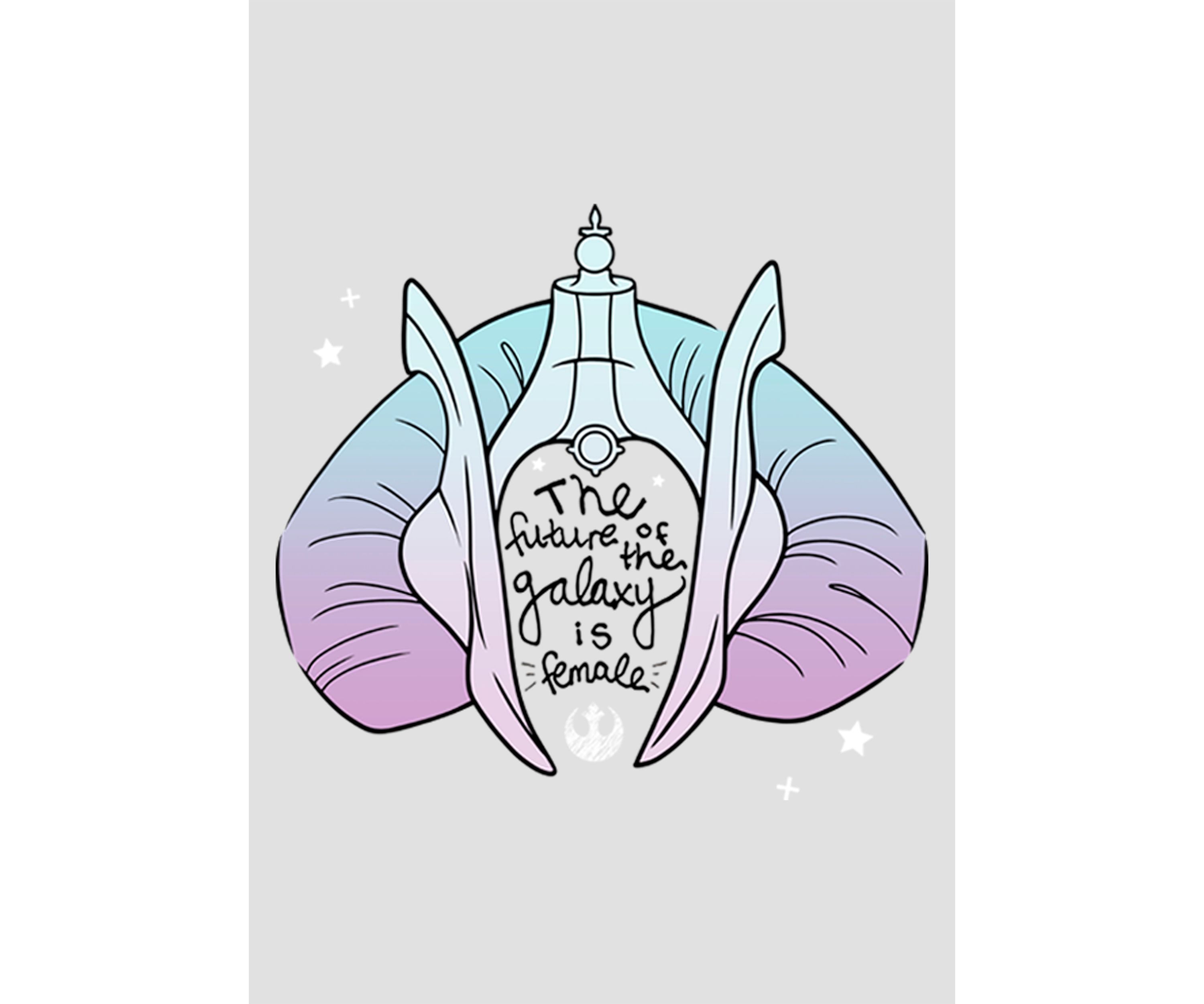 Future Amidala Hair Text Graphic Tank